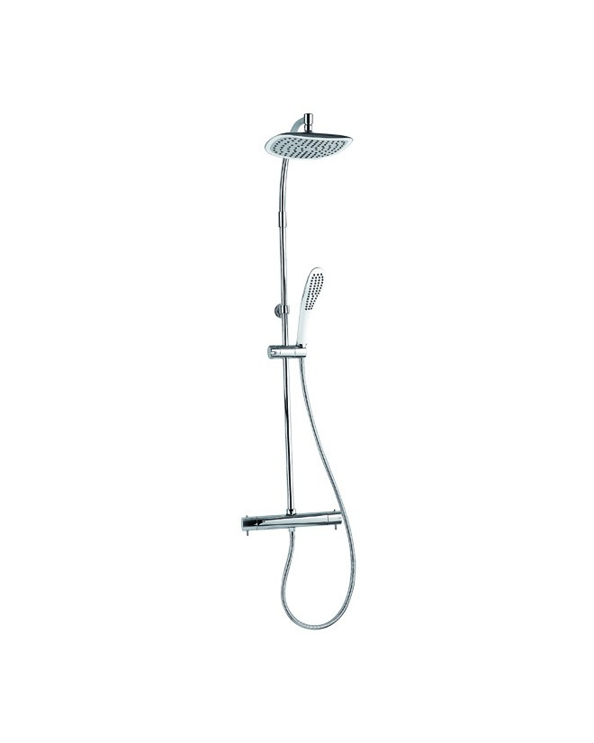 Colonne de douche design tête de douche rectangle LYRIS Colonne de douche design tête de douche rectangle LYRIS