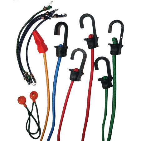Assortiment de 12 tendeurs
