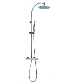 Colonne de douche avec combiné thermostatique mitigeur