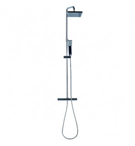 Colonne de douche avec mitigeur tête carrée HERA