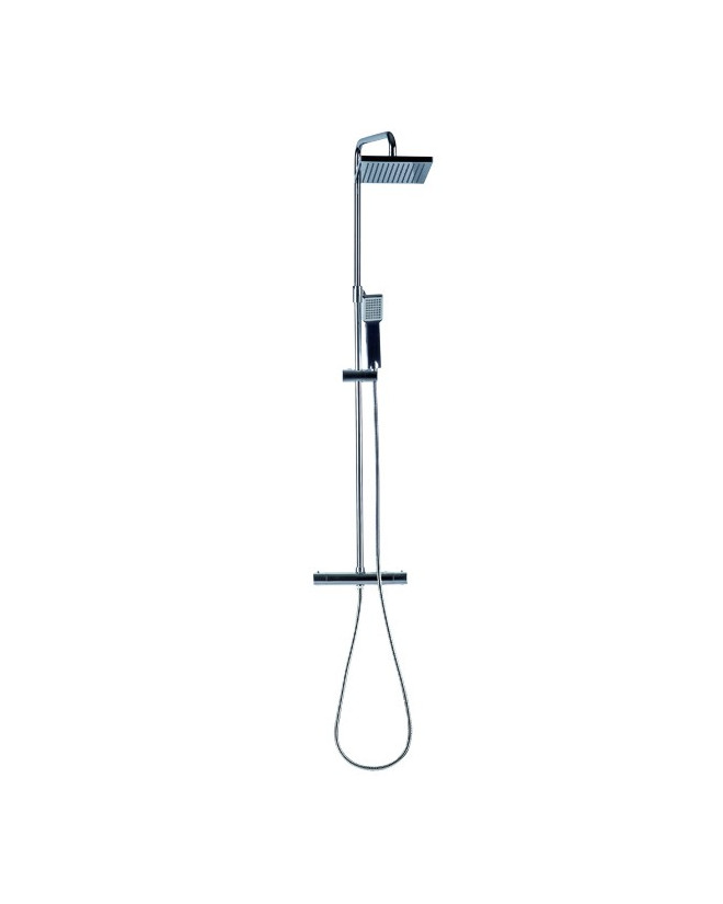 Colonne de douche avec mitigeur tête carrée HERA Colonne de douche avec mitigeur tête carrée HERA