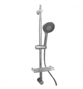 Ensemble de douche sur barre avec douchettes 3 jets